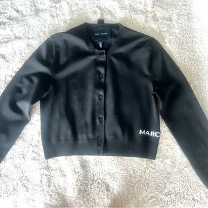 Marc Jacobs Cropped Black Cardigan